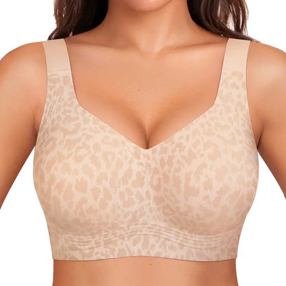 OEAK Women Jelly Bras Wirefree Full Coverage No Underwire Everyday Bras Comfortable Wireless Padded Tshirt Bra