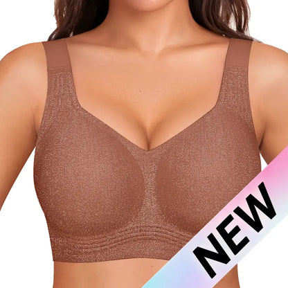 OEAK Women Jelly Bras Wirefree Full Coverage No Underwire Everyday Bras Comfortable Wireless Padded Tshirt Bra