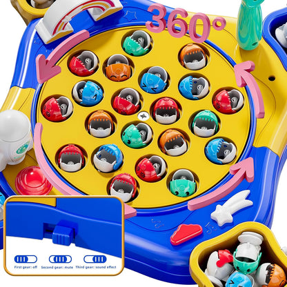 Magnetic Fishing Game for Kids Toddlers Ages 1-3 3-5 5-7, Blue