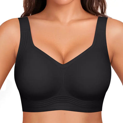 OEAK Women Jelly Bras Wirefree Full Coverage No Underwire Everyday Bras Comfortable Wireless Padded Tshirt Bra