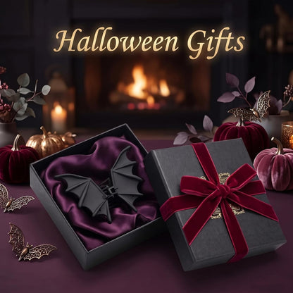 Bat Metal Hair Claw Clip Halloween Goth Accessories for Women Girl